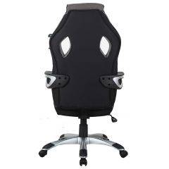 Кресло компьютерное BRABIX Techno GM-002 (ткань) черное/серое, вставки белые (531815) в Качканаре - kachkanar.mebel24.online | фото 6