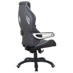 Кресло компьютерное BRABIX Techno Pro GM-003 (экокожа черное/серое, вставки серые) 531814 в Качканаре - kachkanar.mebel24.online | фото 7
