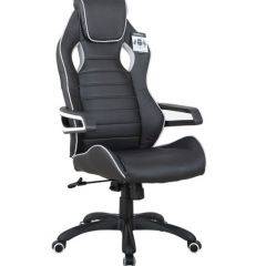 Кресло компьютерное BRABIX Techno Pro GM-003 (экокожа черное/серое, вставки серые) 531814 в Качканаре - kachkanar.mebel24.online | фото 2