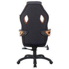 Кресло компьютерное BRABIX Techno Pro GM-003 (ткань черное/серое, вставки оранжевые) 531813 в Качканаре - kachkanar.mebel24.online | фото 5