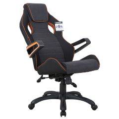 Кресло компьютерное BRABIX Techno Pro GM-003 (ткань черное/серое, вставки оранжевые) 531813 в Качканаре - kachkanar.mebel24.online | фото 8