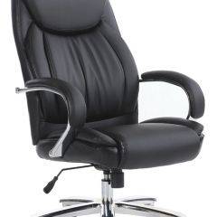 Кресло офисное BRABIX "Advance EX-575" (хром/экокожа/черное) 531825 в Качканаре - kachkanar.mebel24.online | фото 2