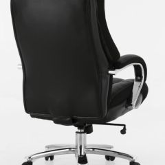 Кресло офисное BRABIX PREMIUM "Bomer HD-007" (рециклированная кожа, хром, черное) 531939 в Качканаре - kachkanar.mebel24.online | фото 4