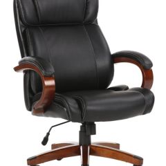 Кресло офисное BRABIX PREMIUM "Magnum EX-701" (дерево, рециклированная кожа, черное) 531827 в Качканаре - kachkanar.mebel24.online | фото 1