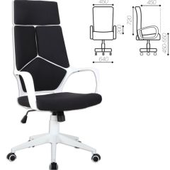 Кресло офисное BRABIX PREMIUM "Prime EX-515" (пластик белый, ткань, черное) 531812 в Качканаре - kachkanar.mebel24.online | фото 2