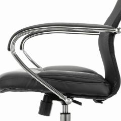 Кресло офисное BRABIX PREMIUM "Stalker EX-608 CH" (хром, ткань-сетка/кожзам, черное) 532091 в Качканаре - kachkanar.mebel24.online | фото 4