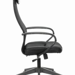 Кресло офисное BRABIX PREMIUM "Stalker EX-608 PL" (ткань-сетка/кожзам, черное) 532090 в Качканаре - kachkanar.mebel24.online | фото 3