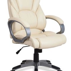 Кресло офисное BRABIX "Eldorado EX-504", экокожа, бежевое, 531167 в Качканаре - kachkanar.mebel24.online | фото 1