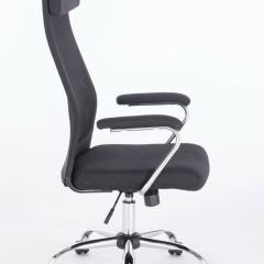 Кресло офисное BRABIX "Flight EX-540" (хром, черное) 531847 в Качканаре - kachkanar.mebel24.online | фото 3