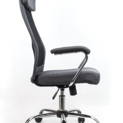 Кресло офисное BRABIX "Flight EX-540" (хром, ткань, сетка, серое) 531848 в Качканаре - kachkanar.mebel24.online | фото 3