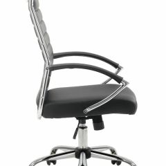 Кресло офисное BRABIX "Style EX-528", экокожа, хром, черное, 531947 в Качканаре - kachkanar.mebel24.online | фото 3