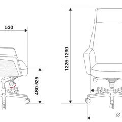 Кресло руководителя Бюрократ _ANTONIO/BLACK черный в Качканаре - kachkanar.mebel24.online | фото 4