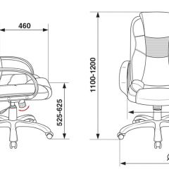 Кресло руководителя Бюрократ CH-839/BLACK черный Пегас в Качканаре - kachkanar.mebel24.online | фото 4