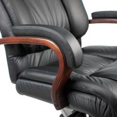 Кресло руководителя Бюрократ T-9925WALNUT/BLACK в Качканаре - kachkanar.mebel24.online | фото 4