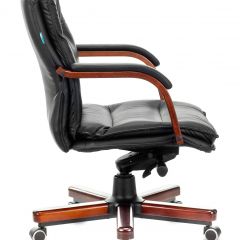 Кресло руководителя Бюрократ T-9927WALNUT-LOW/BL в Качканаре - kachkanar.mebel24.online | фото 2