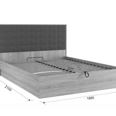 НИКОЛЬ Кровать 1.6 с ПМ в Качканаре - kachkanar.mebel24.online | фото 3