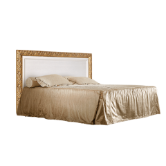 Кровать 2-х спальная (1,4 м) Тиффани штрих-лак/золото с подъемным механизмом (ТФКР140-2[7]) в Качканаре - kachkanar.mebel24.online | фото
