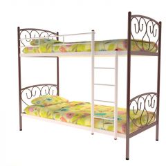 Кровать 2-х ярусная Злата 900*2000 (МилСон) в Качканаре - kachkanar.mebel24.online | фото 3