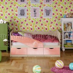 Кровать Бабочки (Розовый металлик) 1800 в Качканаре - kachkanar.mebel24.online | фото