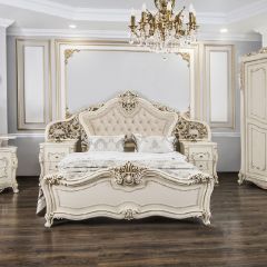 Кровать 1800 Джоконда (крем) в Качканаре - kachkanar.mebel24.online | фото 6
