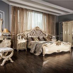 Кровать 1800 Джоконда (крем) в Качканаре - kachkanar.mebel24.online | фото 7