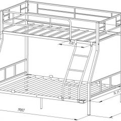Кровать двухъярусная «Гранада-1 140» в Качканаре - kachkanar.mebel24.online | фото 6