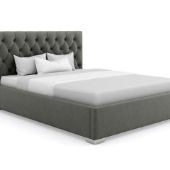 Кровать Ева интерьерная +основание (200х200) в Качканаре - kachkanar.mebel24.online | фото 9