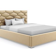 Кровать Коралл интерьерная +основание (120х200) в Качканаре - kachkanar.mebel24.online | фото 6