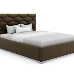Кровать Коралл интерьерная +основание (120х200) в Качканаре - kachkanar.mebel24.online | фото 8