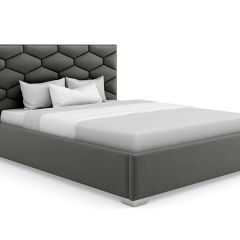 Кровать Коралл интерьерная +основание (120х200) в Качканаре - kachkanar.mebel24.online | фото 9