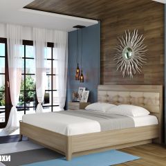 Кровать КР-1074 с мягким изголовьем в Качканаре - kachkanar.mebel24.online | фото