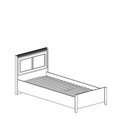 Кровать одинарная №249 Белла в Качканаре - kachkanar.mebel24.online | фото 2