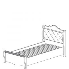 Кровать одинарная 900 №565 "Алиса" в Качканаре - kachkanar.mebel24.online | фото 2