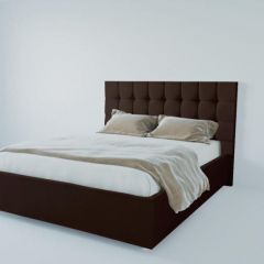 Кровать Венеция без основания 800 (экокожа коричневая) в Качканаре - kachkanar.mebel24.online | фото 1
