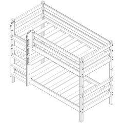 Кровать Сонечка 2-х ярусная (модульная) в Качканаре - kachkanar.mebel24.online | фото 6