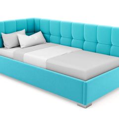 Кровать угловая Мия интерьерная +основание (80х200) в Качканаре - kachkanar.mebel24.online | фото 7