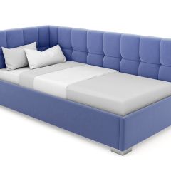 Кровать угловая Мия интерьерная +основание (80х200) в Качканаре - kachkanar.mebel24.online | фото 9
