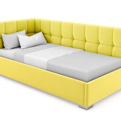 Кровать угловая Мия интерьерная +основание (80х200) в Качканаре - kachkanar.mebel24.online | фото 13