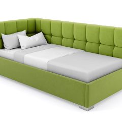 Кровать угловая Мия интерьерная +основание (80х200) в Качканаре - kachkanar.mebel24.online | фото 19