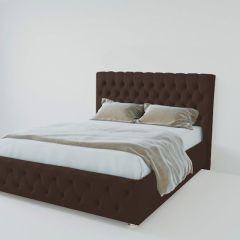 Кровать Версаль с ПМ 900 (экокожа коричневая) в Качканаре - kachkanar.mebel24.online | фото
