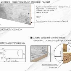 Кухонный фартук со столешницей (А-01) в едином стиле (3050 мм) в Качканаре - kachkanar.mebel24.online | фото 7