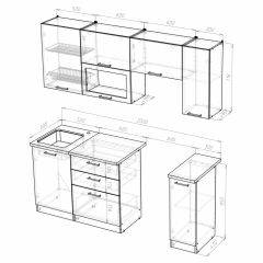 Кухонный гарнитур Инна ультра 2000 в Качканаре - kachkanar.mebel24.online | фото 4