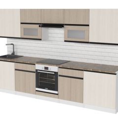 Кухонный гарнитур Кварц экстра 3000 мм в Качканаре - kachkanar.mebel24.online | фото 4