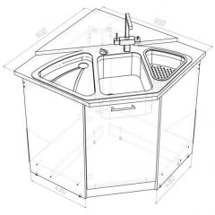 Кухонный гарнитур Лариса оптима 1 1300х2500 мм в Качканаре - kachkanar.mebel24.online | фото 17