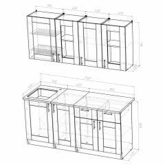 Кухонный гарнитур Ника демо 1700 в Качканаре - kachkanar.mebel24.online | фото 4