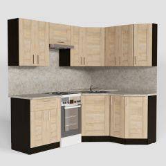 Кухонный гарнитур Ника мега оптима 2100*1500 в Качканаре - kachkanar.mebel24.online | фото 2