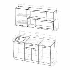 Кухонный гарнитур Полина стандарт 1600 в Качканаре - kachkanar.mebel24.online | фото 7