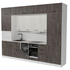 Кухонный гарнитур Сиена люкс 3000 мм в Качканаре - kachkanar.mebel24.online | фото 4