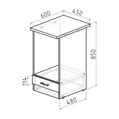 Кухонный гарнитур Симфония прайм 400 1100х2000 мм в Качканаре - kachkanar.mebel24.online | фото 12