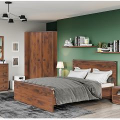 Модульная спальня Индиана (дуб саттер) в Качканаре - kachkanar.mebel24.online | фото